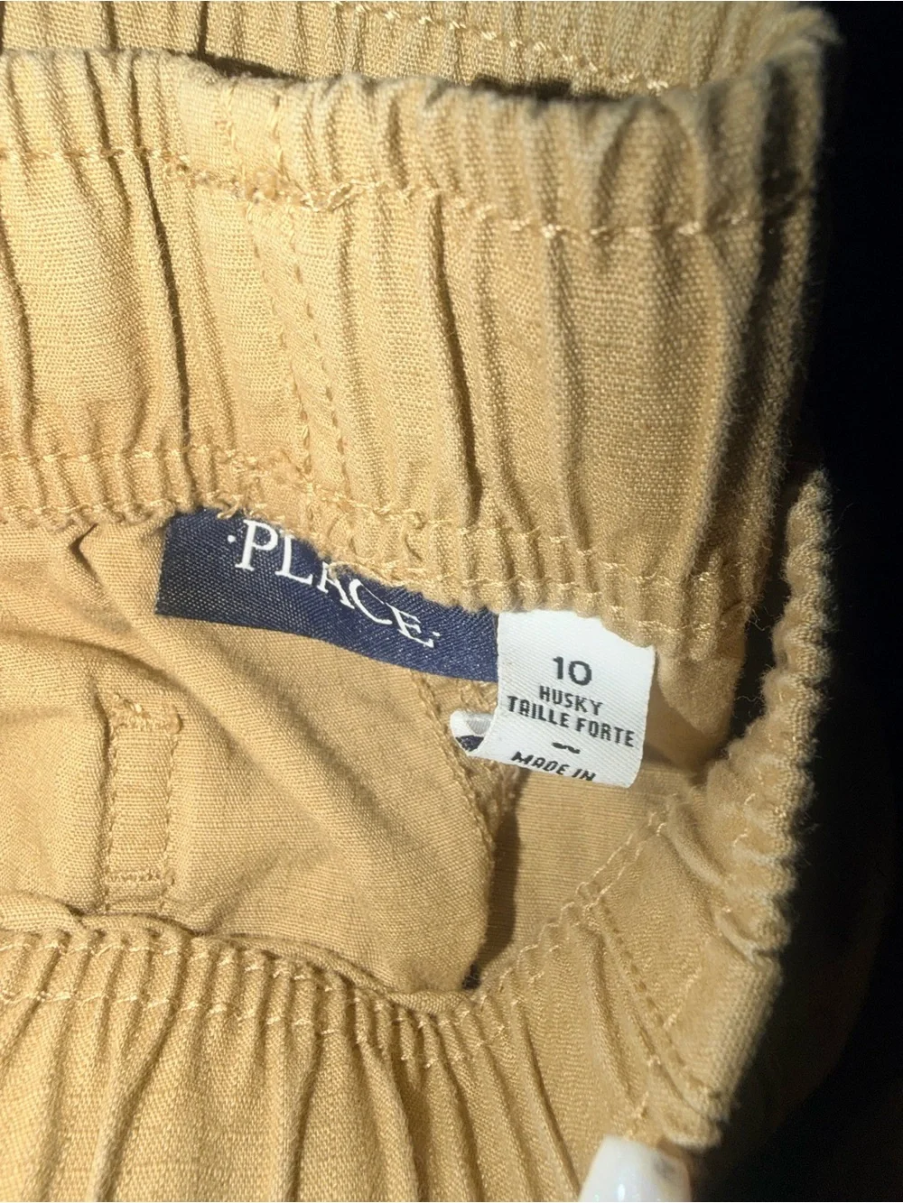 The Children's Place Tan Cargo Shorts- Size 10